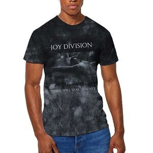 Joy Division Unisex Adult Love Will Tear Us Apart Dip Dye T-Shirt / Black